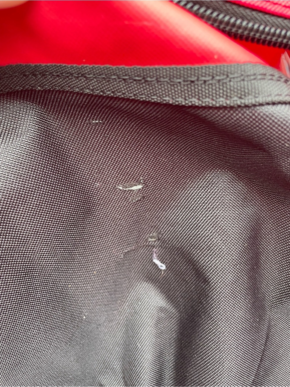 Bauer Red and Black Nylon Hockey Bag - Picture 4 of 4